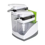 Casabella Sink Sider Duo Soap Pump And Sponge Holder White Chrome Plating. Fixed Price $37.09.