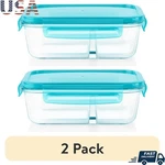 Meal Prep Containers Glass Airtight Microwave Safe Food Storage W/ Lids New. Fixed Price $30.93.