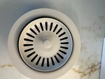 Blanco 203443 Metal Waste Flange Soft White Color-coordinated -new Open Box. Fixed Price $36.00.