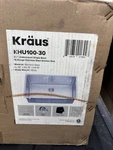 Kraus KHU100-30 Standart Pro 30" Single Basin 16 Gauge Stainless & Accessories. Fixed Price $275.00.