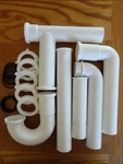 Bayonet Threadless Tubular 1-1/2" Pvc Leak-free Garbage Disposal Drain Kit. Fixed Price $9.99.