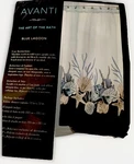 Avanti Linens Blue Lagoon Shower Curtain-lotion/soap Dispenser-toothbrush Holder. Fixed Price $50.00.