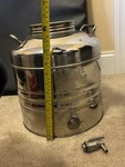 Sansone 15 Liter Stainless Steel Water/oil Dispenser Europa Inox 18/10 Has Spout. Fixed Price $169.00.