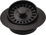 Garbage Disposal Strainer And Stopper With Decorative Matte Black. Fixed Price $27.04.