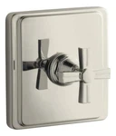 Kohler Pinstripe K-T13173-3B-SN Polished Nickel Thermostatic Shower Faucet Trim. Fixed Price $889.95.