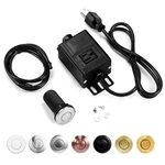 Air Switch Kit Garbage Disposal Part By Cleesink (LONG/3.5, Brushed Nickel. Fixed Price $47.41.