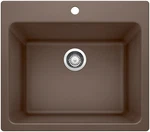 Blanco 401927 Liven 25" Dual Mount Single Basin Silgranit Laundry - Brown. Fixed Price $578.50.