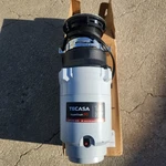 Tecasa Hypercrush 50 1/2 Hp Continuous Feed Garbage Disposal 2600RPM 115V. Fixed Price $85.00.