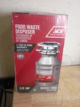 Ace 1/2 Hp Continuous Food Waste Feed Garbage Disposal Model 2000 **new. Fixed Price $79.99.