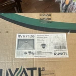Ruvati RVH7126 Stainless Steel Undermount Single Bowl Kitchen Sink 26X18. Fixed Price $250.00.