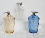 Creative Bath Acrylic "glass Block" Lotion / Soap Dispenser & Dish Set. Fixed Price $15.95.