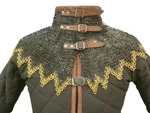 Chainmail Collar 9 Mm Flat Riveted With Brass Ring Zig Zag Father Day. Fixed Price $146.93.