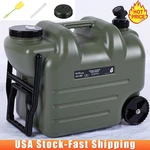 7 Gallon Water Jug Portable Camping Container With Wheels Handle Spigot Us. Fixed Price $32.98.