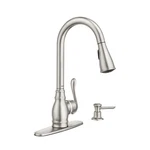 Moen Anabelle CA87003SRS Kitchen Faucet,spot Resist Stainless *new*. Fixed Price $151.99.