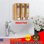400 Ml *3 Drilling Installation Wall-mounted Shower Soap Dispenser Fit Bathroom. Fixed Price $30.96.