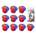 Hot And Cold Water Faucet Indicator: 10 Pcs Red Blue Temperature Sign Button. Fixed Price $12.30.