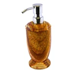 Soap Dispenser Of Multi Brown Onyx - Atlantic Collection. Fixed Price $43.95.