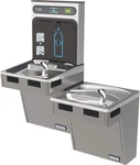 Halsey Taylor HTHB-HAC8BLPV-NF Wall Mount Bi Level Drinking Fountains. Fixed Price $2999.00.