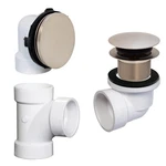 Westbrass D593PRK-20 Plumber's Pack Bath Waste Assembly With Tip-toe Drain Plug. Fixed Price $50.25.