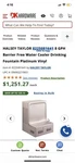 Halsey Taylor Commercial Water Cooler Drinking Fountain Wall Mounted. Fixed Price $700.00.