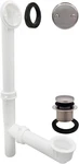 Westbrass A593244-07 14" X 1-1/2" White Tubular Bathtub Waste & Overflow Assem. Fixed Price $32.10.
