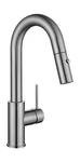 AS59BN Brushed Nickel Bar Faucet Or Prep Kitchen Sink With Pull Down S.... Fixed Price $156.23.