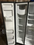 Side-by-side Refrigerator Stainless Steel Water Dispenser Ice Maker. Fixed Price $500.00.
