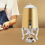 Beverage Dispenser For Coffee Tea Hot Water, Gold Drink With Stand. Fixed Price $108.29.
