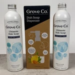 2 Grove Free & Clear Ultimate Dish Soap Dispenser With Silicone Sleeve. Fixed Price $27.00.