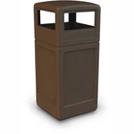 Waste Container 42 Gallon Square Dome Lid Brown Commercial Zone 73293799 Polytec. Fixed Price $299.99.