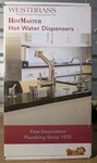 Westbrass D271-NL-20 9 In. Velosah 1-HANDLE Hot Water Dispenser Faucet Stainless. Fixed Price $115.00.