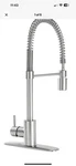 Danze Gerber Foodie Single Handle Kitchen Faucet Stainless Steel. Fixed Price $135.00.