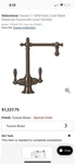 Waterstone Hot/cold Faucet 1700HC. Fixed Price $950.00.