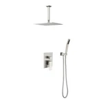 As 12" Shower Head System Ceiling Mounted Brushed Nickel. Fixed Price $169.38.