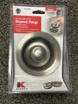 Keeney Garbage Disposal Flange W/ Stopper Brushed Nickel K5417DSBN New. Fixed Price $14.99.