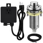 Sinktop Air Switch Kit With Brushed Nickel Long Button (full Brass) For Garba.... Fixed Price $82.75.