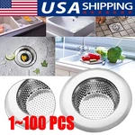 4.5" Kitchen Sink Strainer Stopper Stainless Steel Drain Basket Waste Plug. Fixed Price $35.66.