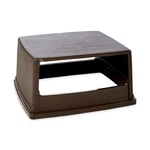 Rubbermaid 256V Glutton Hooded Trash Can Top W/o Doors, Brown, Fits 256B. Fixed Price $198.00.