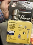 Danco Universal Straight Nozzle Soap Dispenser, Brushed Nickel, 1-PACK (10039). Fixed Price $16.00.