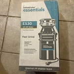 Insinkerator Essentials ES30 1/3 Hp Motor-new/open Box Inspect. Fixed Price $79.99.