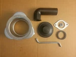 Insinkerator Quick Lock Flange With Stopper Elbow Mounting Kit. Fixed Price $30.00.