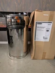 Rubbermaid Commercial Round Atrium Silver Ash/trash Waste 12 Gallon Sand Top. Fixed Price $149.00.