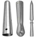 High Carbon Steel Hand Forged Viking Spangenhelm Evil Throwing Spear Butt Cap. Fixed Price $24.99.