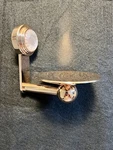 Thg Paris - Soap Dish Wall Mounted 4" Diameter Dahila Lalique Crystal. Fixed Price $800.00.