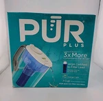 Pur Plus 7 Cup Pitcher Water Filtration System - Color Classic Blue. Fixed Price $18.00.