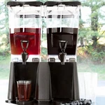 Black Carlisle 1085103 Gallon Double Premium Beverage Juice Dispenser +rebate. Fixed Price $199.99.