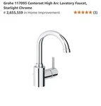 Grohe 30126DC0 Feel Kitchen Pull Down Supersteel W/ Soap Dispenser & Cover Plate. Fixed Price $168.00.