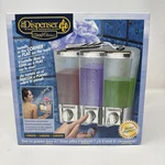Better Living Clear Choice Chrome 3-COMPARTMENT Shower Soap Dispenser. Fixed Price $29.99.
