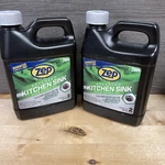 2 Pack Zep Advanced Kitchen Sink Drain Opener Gel 1QT Each New. Fixed Price $29.99.