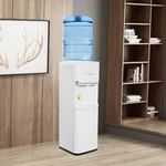 Top-loading Dispenser With Hot & Cold Water, Dual Storage Cabinets. Fixed Price $117.47.